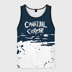 Майка-безрукавка мужская Cannibal Corpse краска, цвет: 3D-черный