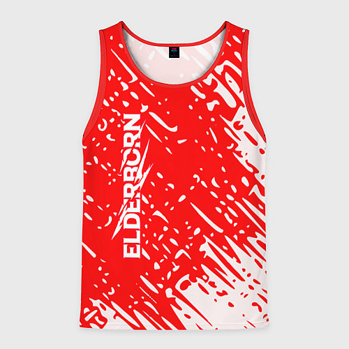 Мужская майка без рукавов Elderborn краска / 3D-Красный – фото 1
