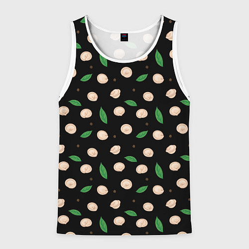Мужская майка без рукавов Пельмени с лавровым листом и перцем, набор / 3D-Белый – фото 1