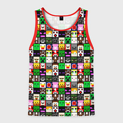 Мужская майка без рукавов Minecraft characters