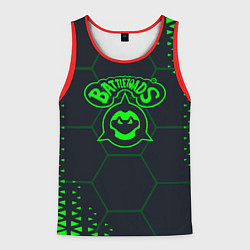 Майка-безрукавка мужская Battletoads Абстракция соты, цвет: 3D-красный