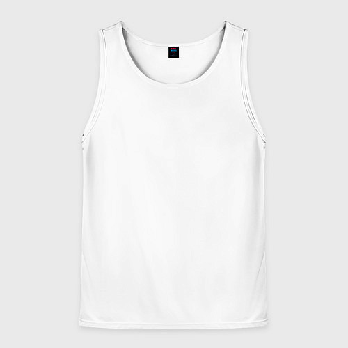 Мужская майка без рукавов Хэллоуин: Санта Муэрта / 3D-Белый – фото 1