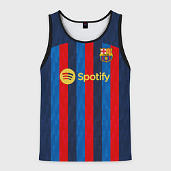 Майка-безрукавка мужская Фати Барселона форма 20222023, цвет: 3D-черный