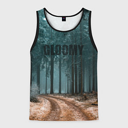 Мужская майка без рукавов Мрачный Лес GLOOMY