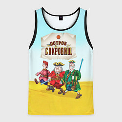 Мужская майка без рукавов Остров сокровищ - персонажи