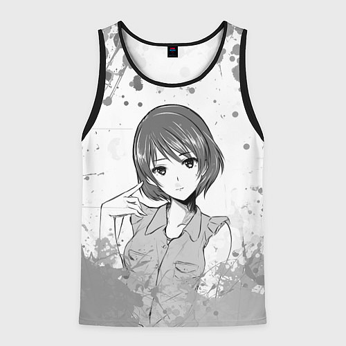 Мужская майка без рукавов Rui Tachibana art / 3D-Черный – фото 1