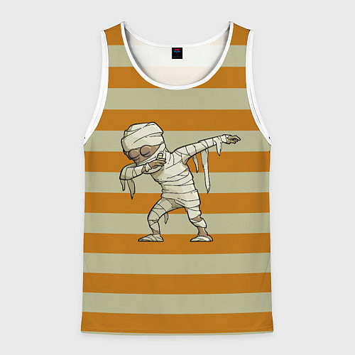 Мужская майка без рукавов Mummys dab - Halloween / 3D-Белый – фото 1