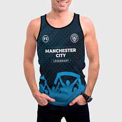 Майка-безрукавка мужская Manchester City legendary форма фанатов, цвет: 3D-черный — фото 2