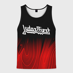 Мужская майка без рукавов Judas Priest red plasma