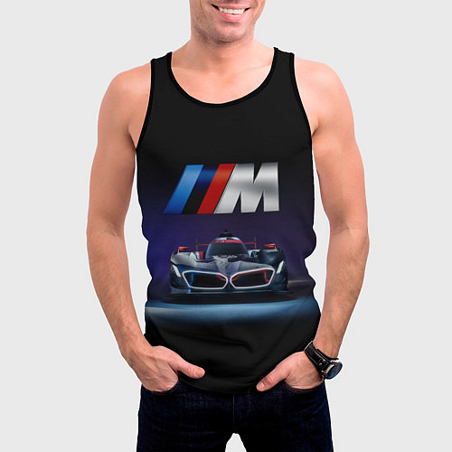 Мужская майка без рукавов BMW M Performance Motorsport / 3D-Черный – фото 3