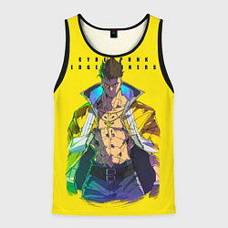 Мужская майка без рукавов Взрослый Дэвид - Киберпанк аниме
