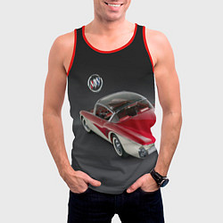 Майка-безрукавка мужская Buick Centurion - USA - Retro, цвет: 3D-красный — фото 2