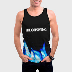 Майка-безрукавка мужская The Offspring blue fire, цвет: 3D-черный — фото 2