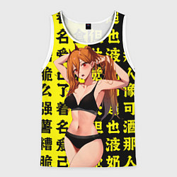 Мужская майка без рукавов Пауэр в купальнике - Чел бензопила