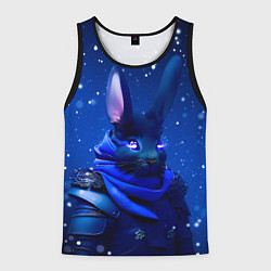 Мужская майка без рукавов Кролик в доспехах