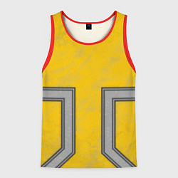 Майка-безрукавка мужская Devid - cyberpunk edgerunners, цвет: 3D-красный