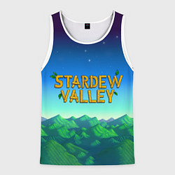 Мужская майка без рукавов Горы Stardew Valley