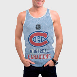 Майка-безрукавка мужская Montreal Canadiens - NHL, цвет: 3D-белый — фото 2