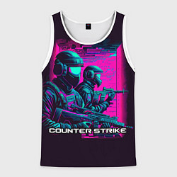 Мужская майка без рукавов Cs Go neon