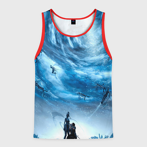 Мужская майка без рукавов Final Fantasy XV / 3D-Красный – фото 1