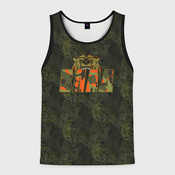 Майка-безрукавка мужская Влад камуфляж, цвет: 3D-черный