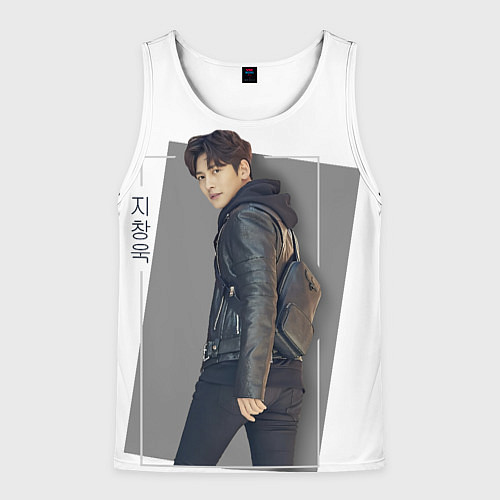 Мужская майка без рукавов Чжи Чан Ук - Хилер / 3D-Белый – фото 1