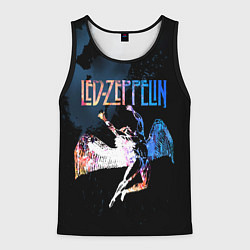 Майка-безрукавка мужская Led Zeppelin black, цвет: 3D-черный