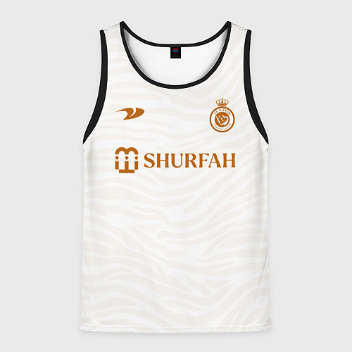 Мужская майка без рукавов Аль Наср форма третья / 3D-Черный – фото 1