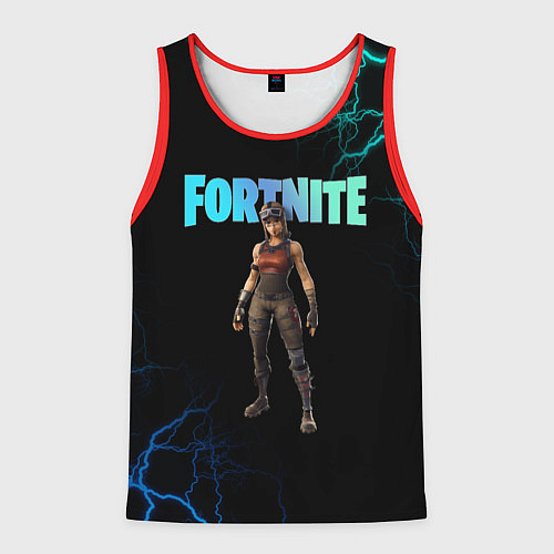 Мужская майка без рукавов Renegade Raider Fortnite / 3D-Красный – фото 1