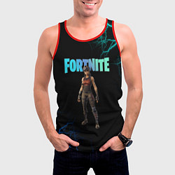 Майка-безрукавка мужская Renegade Raider Fortnite, цвет: 3D-красный — фото 2