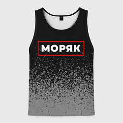 Мужская майка без рукавов Моряк - в рамке красного цвета