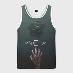 Майка-безрукавка мужская MADiSON рука, цвет: 3D-белый