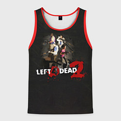 Майка-безрукавка мужская Left 4 dead 2 команда, цвет: 3D-красный