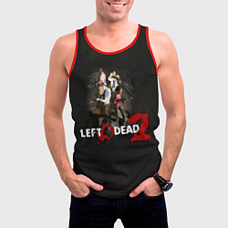 Майка-безрукавка мужская Left 4 dead 2 команда, цвет: 3D-красный — фото 2