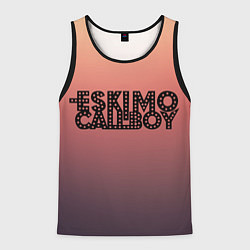 Майка-безрукавка мужская Eskimo Callboy electric, цвет: 3D-черный