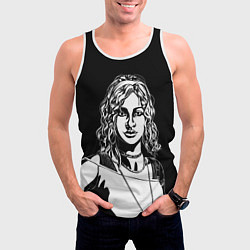 Майка-безрукавка мужская Dead by daylight - Талита Лира, цвет: 3D-белый — фото 2