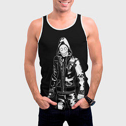 Майка-безрукавка мужская Dead by daylight - Легион, цвет: 3D-белый — фото 2