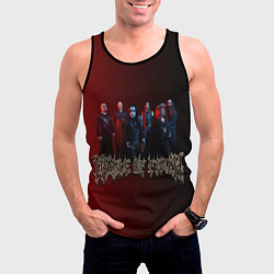 Майка-безрукавка мужская Cradle of Filth band, цвет: 3D-черный — фото 2