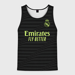 Майка-безрукавка мужская Лука Модрич Реал Мадрид форма 2223 третья, цвет: 3D-черный