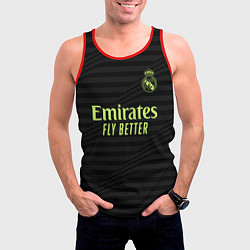 Майка-безрукавка мужская Лука Модрич Реал Мадрид форма 2223 третья, цвет: 3D-красный — фото 2