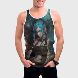 Майка-безрукавка мужская Jinx fantasy, цвет: 3D-белый — фото 2