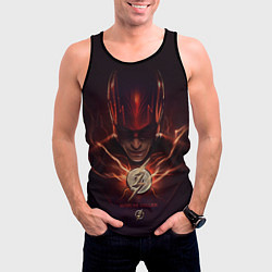 Майка-безрукавка мужская The Flash 2023, цвет: 3D-черный — фото 2