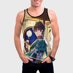 Майка-безрукавка мужская Хонкай Стар Рейл: Дэн Хенг, цвет: 3D-черный — фото 2