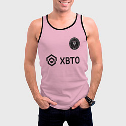 Майка-безрукавка мужская Месси форма Интер Майами, цвет: 3D-черный — фото 2