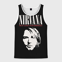 Мужская майка без рукавов Nirvana - Kurt Cobain