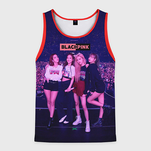 Мужская майка без рукавов Blackpink concert / 3D-Красный – фото 1