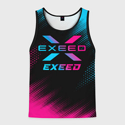 Мужская майка без рукавов Exeed - neon gradient