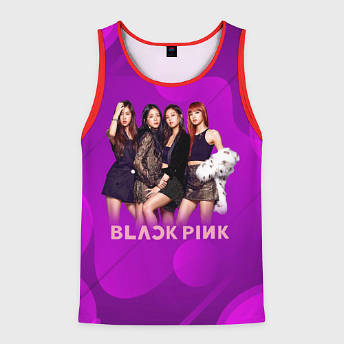 Мужская майка без рукавов K-pop Blackpink girls / 3D-Красный – фото 1