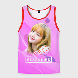 Мужская майка без рукавов Blackpink Lisa pink