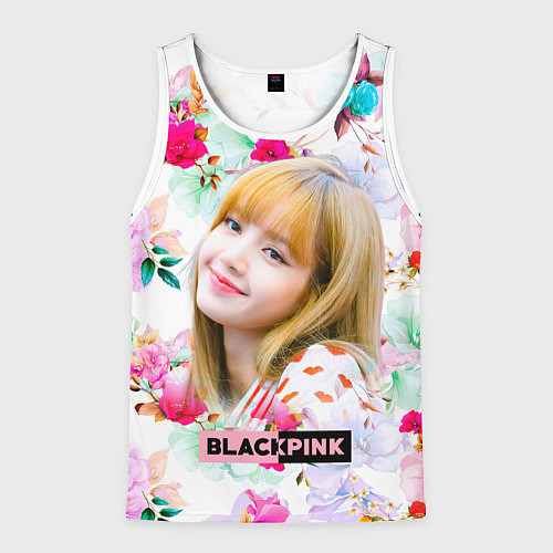 Мужская майка без рукавов Blackpink Lisa / 3D-Белый – фото 1